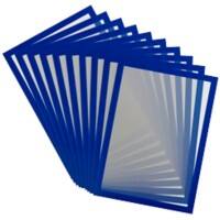 Cadre d'affichage Djois Magneto A4 Magnétique Bleu PVC (Polychlorure de vinyle) 195231 23 (L) x 0,2 (P) x 31,7 (H) cm 10 Unités