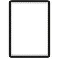 Djois Magneto A4 Inforahmen Selbstklebend Schwarz Haftend PP, PVC 194957 23 (B) x 0,2 (T) x 31,7 (H) cm 2 Stück