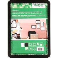 Djois Magneto A5 Inforahmen Magnetisch Schwarz Haftend PP, PVC 194977 16,8 (B) x 0,2 (T) x 23 (H) cm 2 Stück