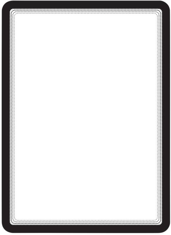 Djois Magneto A3 Inforahmen Magnetisch Schwarz PVC 195067 31,7 (B) x 0,2 (T) x 44 (H) cm 2 Stück