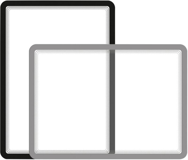Djois Magneto A4 Inforahmen Selbstklebend Grau Haftend PP, PVC 194950 23 (B) x 0,2 (T) x 31,7 (H) cm 2 Stück