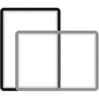 Djois Magneto A4 Inforahmen Selbstklebend Grau Haftend PP, PVC 194950 23 (B) x 0,2 (T) x 31,7 (H) cm 2 Stück