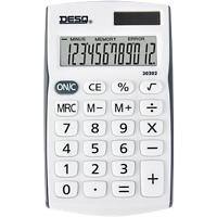 DESQ Taschenrechner 30202 12 Stellen Dual Power