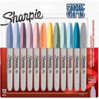 Sharpie Mystic Gems 2157681 Permanentmarker Fein Rundspitze Farbig assortiert 12 Stück