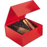 Raja Geschenkbox Rot 225 x 225 x 105 mm 10 Stück