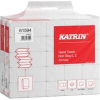 Essuie-mains Katrin Classic 61594 Pliage en M 2 Plis Blanc 25 Rouleaux de 120 Feuilles