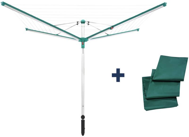 Étendoir parapluie LEIFHEIT Vert Linomatic 500 Deluxe Cover