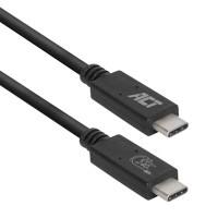Câble USB ACT AC7431 Noir 1 m