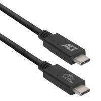 ACT USB-Kabel AC7451 Schwarz 0,8 m
