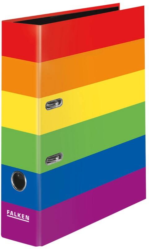 Falken Breit Ordner A4 80 mm Mehrfarbig 21001368000F Kunststoff Glänzend