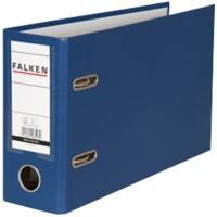 Falken Ordner A5 75 mm Blau 11285780 Pappkarton, PP (Polypropylen) Querformat