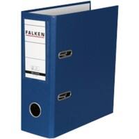 Falken Ordner A5 80 mm Blau 11285681 Pappkarton, PP (Polypropylen) Hochformat