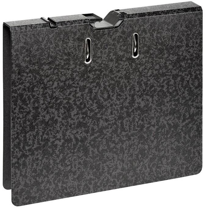 Falken Hängemappe Schmal A4 50 mm Schwarz 2 Ringe 15031420 Pappkarton, PP (Polypropylen)