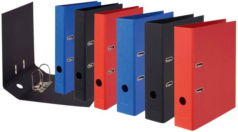 Falken PURE Color Schmal Ordner A4 50 mm Farbig assortiert 2 Ringe FALK15081680 Kunststoff  10 Stück