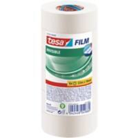 tesa Klebeband tesafilm invisible Milchig Transparent 19 mm (B) x 33 m (L) Polypropylene (PP) 6 Stück