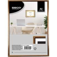 Seco A4 Bilderrahmen Gold, Schwarz BGA4PS 22 (B) x 30.8 (T) x 1.9 (H) cm