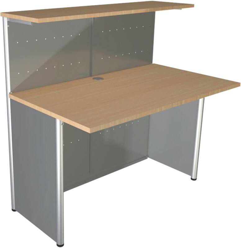 Comptoir Kerkmann Genua Hêtre Argenté 1 160 x 700 x 1 150 mm