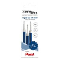Ensemble de recharges pour stylo roller Pentel LR7-3C Bleu 0,35 mm 3 unités