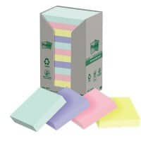 Notes adhésives Post-it Assortiment 38 x 51 mm 100 feuilles Paquet de 24