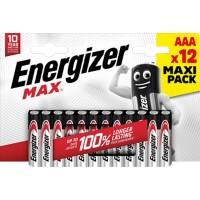 Energizer Batterien Max New Blister AAA LR03 1200 mAh Alkali 1.5 V 12 12 Stück