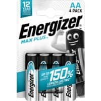 Pile Energizer Max Plus AA alcaline LR6 2 550 mAh 1,5 V 4 unités