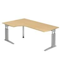 Bureau Hammerbacher US82 200 x 120 cm Argenté, Érable clair