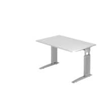 Bureau Hammerbacher US12 120 x 120 cm Argenté, blanc