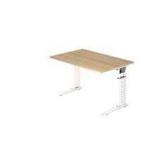 Bureau Hammerbacher US12 120 x 120 cm Blanc, Chêne