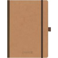 Cahier BRUNNEN A5 À pointillés 90 g/m² Premium Reliure par collage Marron 96 feuilles