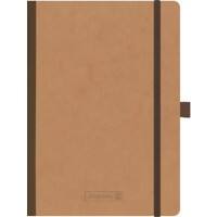 BRUNNEN Notizbuch A5 liniert 90 g/m² Premium Braun 96 Seiten