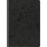 BRUNNEN Notizbuch A5 Quadratisch 90 g/m² Premium Schwarz 96 Blatt
