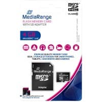 Carte microSDHC MediaRange 4 Go Class 10