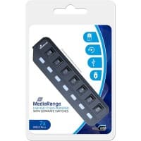 Hub USB MediaRange MRCS504 7 x USB 2.0