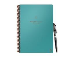 RocketBook A5 Notizbuch EVRF-E-RC-CCE-FR Gepunktet nicht perforiert 42 Seiten Neptun Türkis