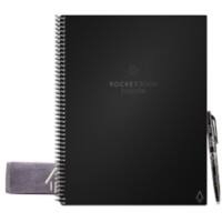 RocketBook 1/3 A4 Notizbuch EVRF-L-RC-A-FR Gepunktet Nicht perforiert 42 Seiten Schwarz