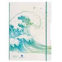 Carnet Herlitz Quadrillé Polypropylène A4 Bleu