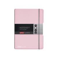 Herlitz Notizbuch A5 Kariert PP (Polypropylen) Rosa
