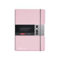 Herlitz Notizbuch A5 Kariert PP (Polypropylen) Rosa