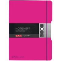 herlitz my.book flex Notizbuch A4 Kariert PP (Polypropylen) Pink Perforiert