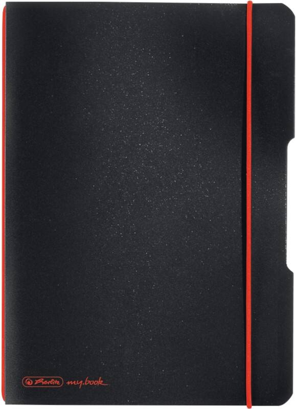 Carnet herlitz A5 Quadrillé PP (polypropylène) Noir Sans perforation 80 Pages