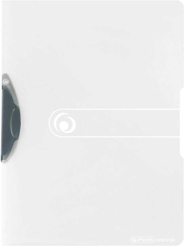 herlitz Easy Orga To Go Klemmmappe 11207107 A4 Kunstoff 23.2 (B) x 31 (T) x 1 (H) cm Transparent