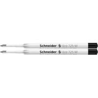 Stylo bille Schneider 0,5 mm Moyen Bille Noir 172511 2 Unités