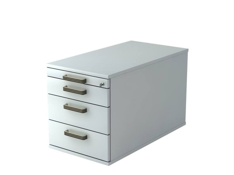 Hammerbacher Rollcontainer TC30 SG Grau 4280 mm x 512 mm x 800 mm