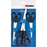 Ciseaux Dahle HOME Noir 255 mm 3 Unités