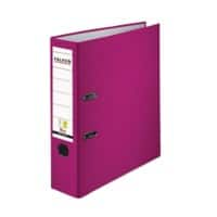 Classeur à levier Falken A4 80 mm Violet 2 anneaux 23001048000F Carton, PP (Polypropylène)