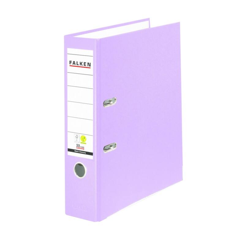 Classeur à levier Falken Large A4 80 mm Lilas 2 Anneaux 24001216F Plastique