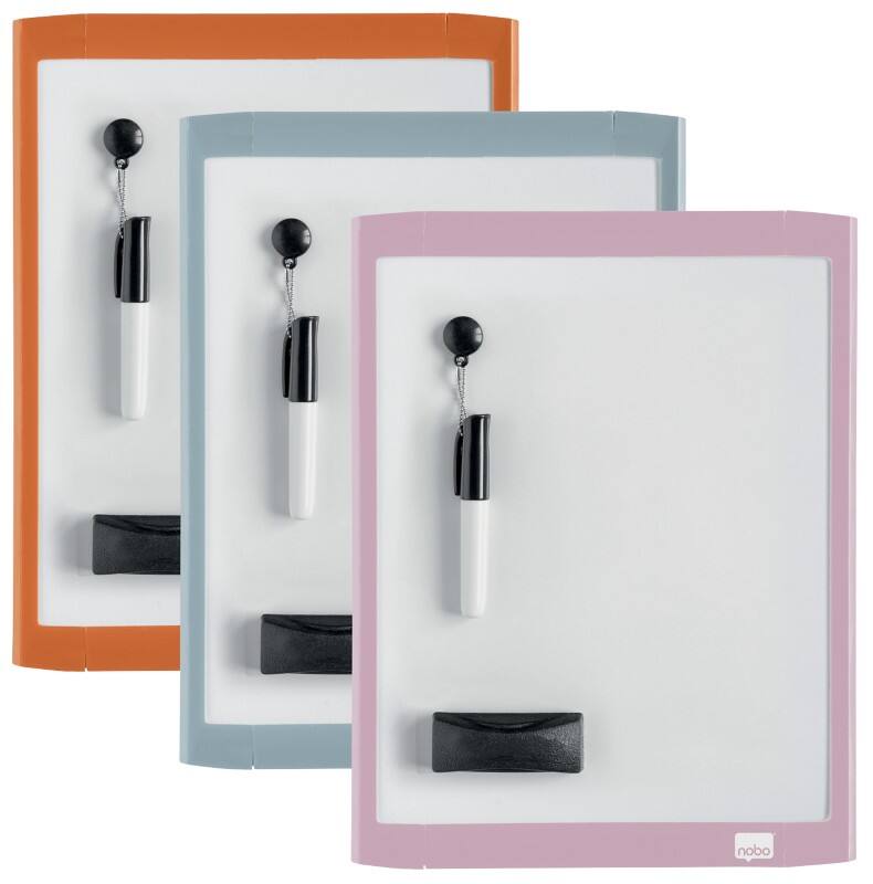 Nobo Mini Whiteboard Magnetisch Lackierter Stahl Einseitig 21,6 (B) x 28 (H) cm