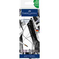 Faber-Castell Dual Marker Goldfaber 164522 Grau 6 Stück