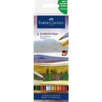 Faber-Castell Dual Marker Goldfaber 164521 Mehrfarbig Grau 6 Stück