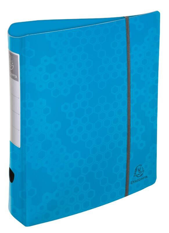 Classeur à levier Exacompta Large Maïa A4 80 mm Assortiment 2 Anneaux 53410E Plastique Brillant  6 Unités